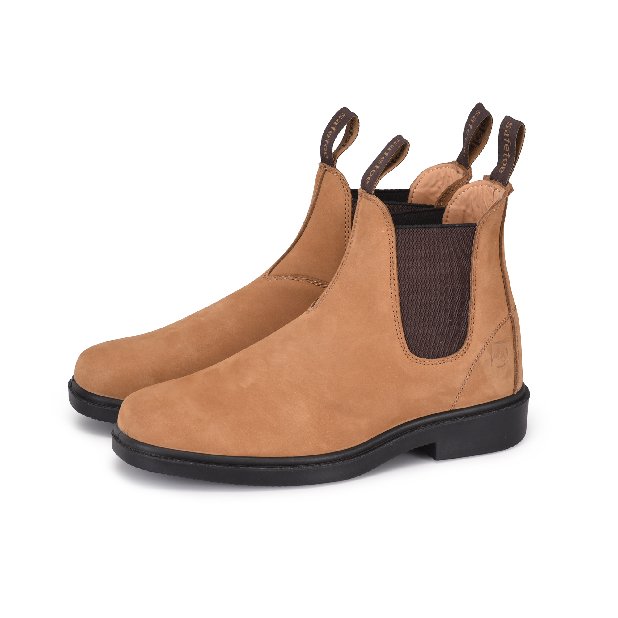 S3 Slip on Lameless Chelsea Boots Work Israel & Australia M-8316 Beige