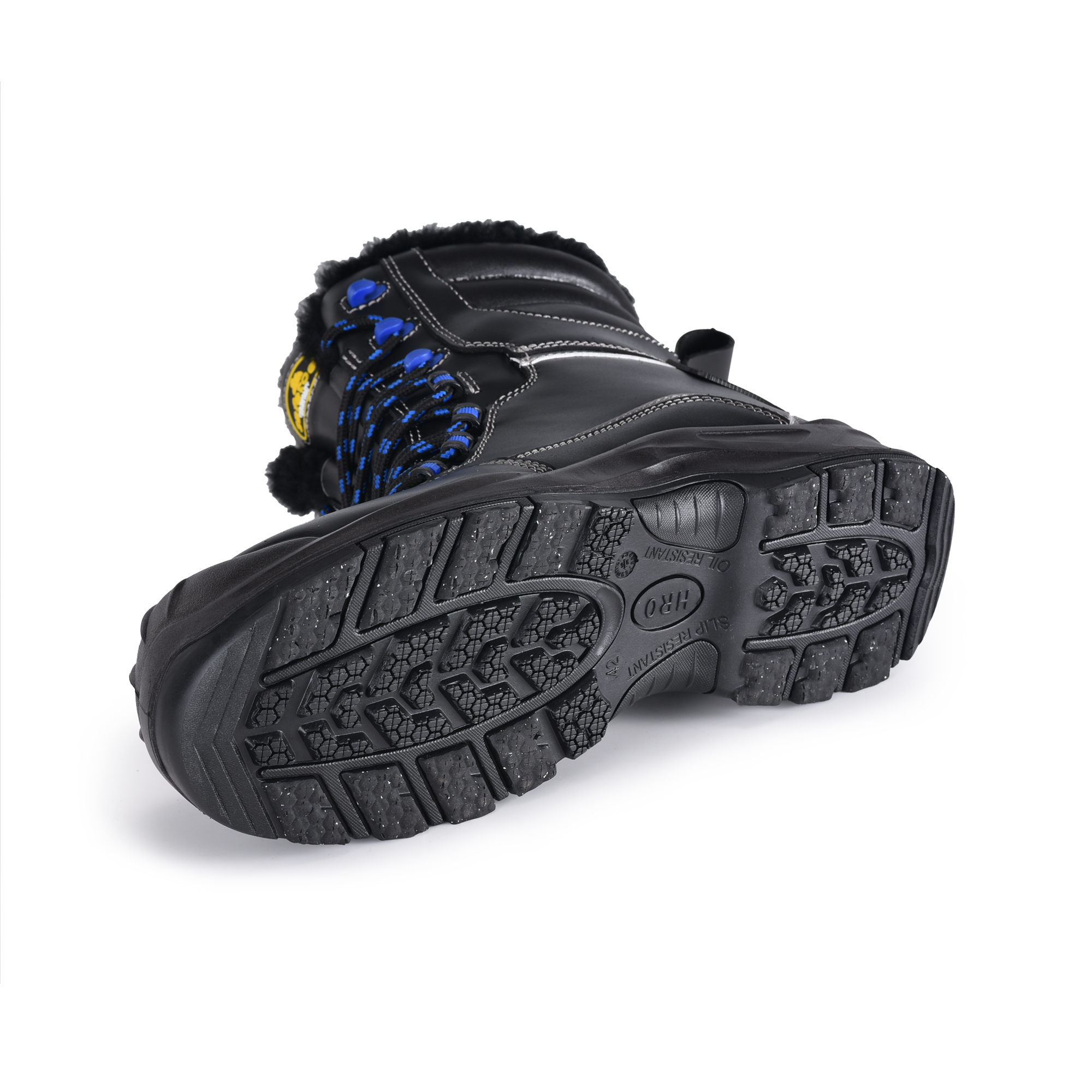 Bottes de travail d'hiver extrêmes imperméables Doublure en laine naturelle Semelle extérieure antidérapante Ice-Grip H-9550 IceShield Pro