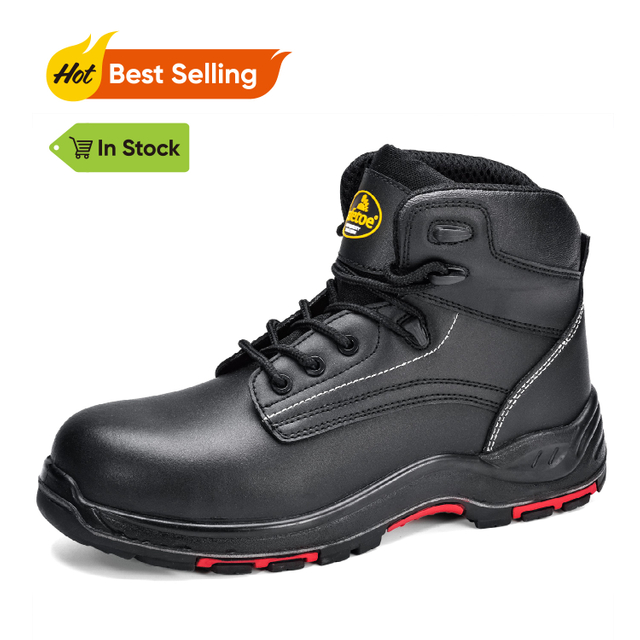 Chaussures de sécurité résistantes à l'huile pour hommes, bout composite, légères ESD M-8356RB