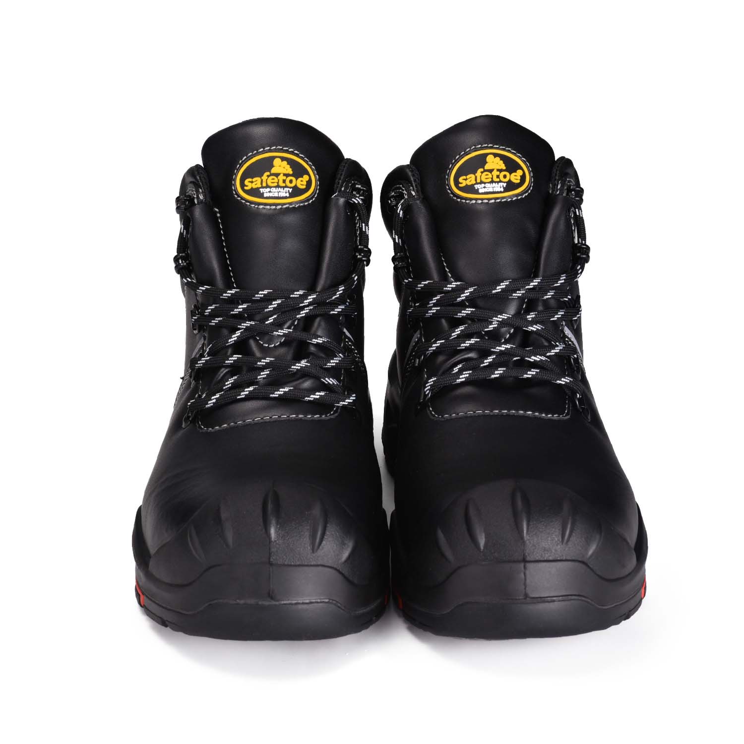Chaussures de sécurité PU / caoutchouc imperméables avec orteil en acier M-8575