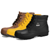 Bottes de pluie basses pour hommes W-6050 marron SteelGuarder