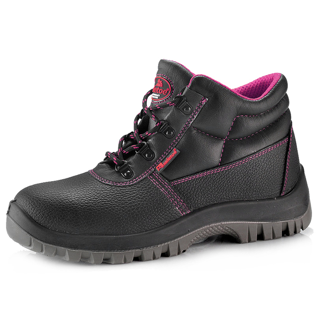 Bottes de sécurité en cuir pas cher pour femme