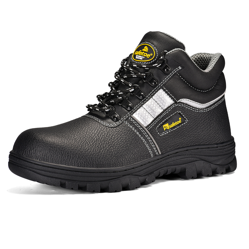 Bottes de sécurité résistantes aux acides chimiques Proof acide avec capuchon d'orteil en acier M-8027RB