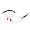 Lunettes de sécurité anti-buée ANSI Z87.1 CE EN166 UV400 Lunettes de protection SG003 Rose