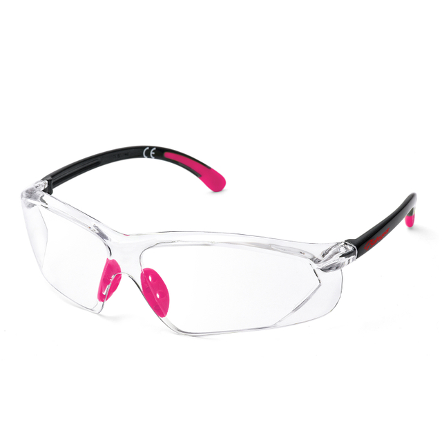 Lunettes de sécurité anti-buée ANSI Z87.1 CE EN166 UV400 Lunettes de protection SG003 Rose