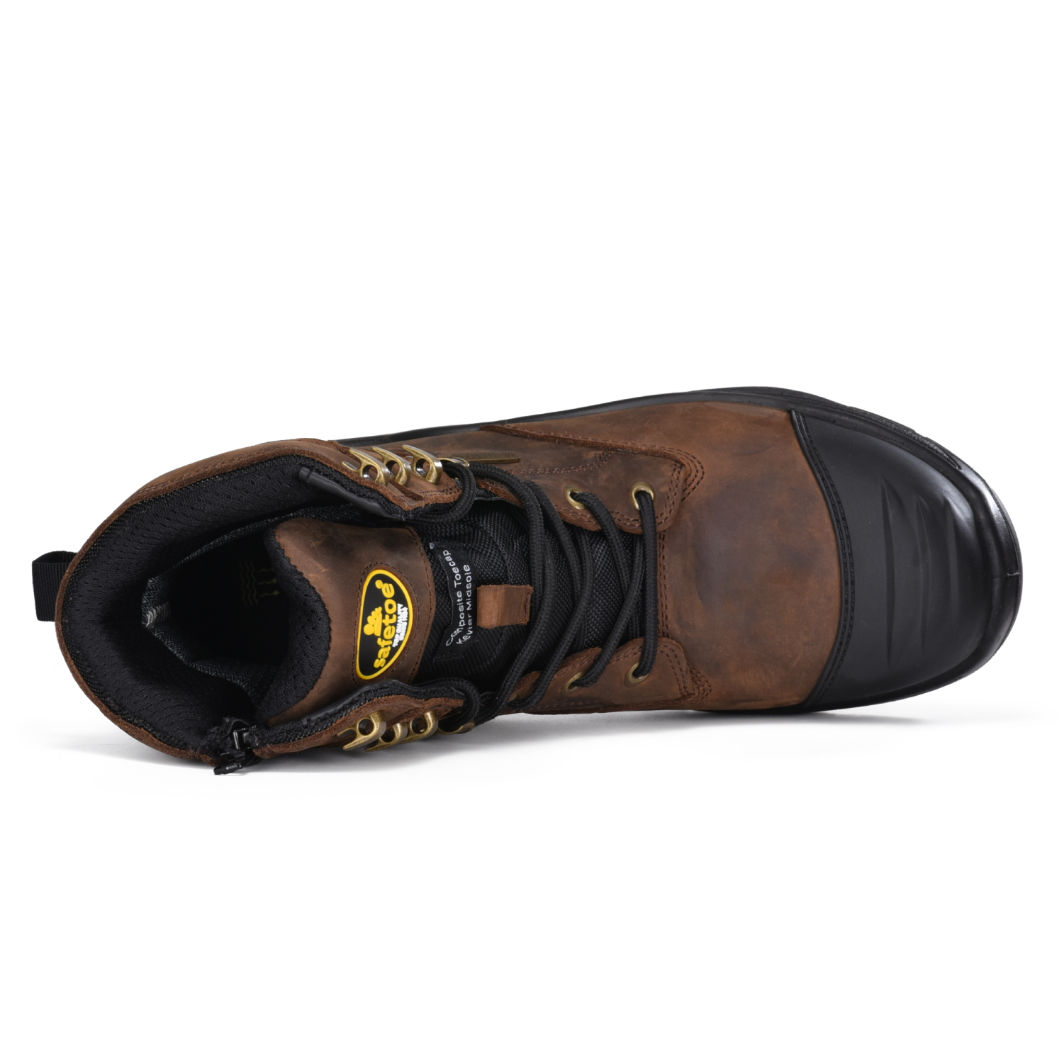 Bottes de travail résistantes au glissement S7 Bottes de sécurité imperméables pour hommes M-8580 BRORN