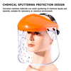 Bouclier facial de sécurité de la construction M-5002 Orange