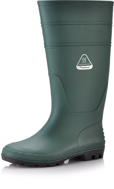PVC Bottes de pluie de gomme W-6036 VERT