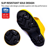 Bottes de pluie à orteils en acier W-6050 Jaune