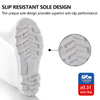 Bottes de pluie PVC de l'industrie alimentaire W-6036 Blanc