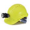 Casque Construction HAT HAUT ABS CE CASHETS DE SÉCURITÉ APPROUVÉE W-018 Jaune