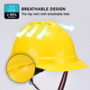 Casque de sécurité industrielle jaune W-002