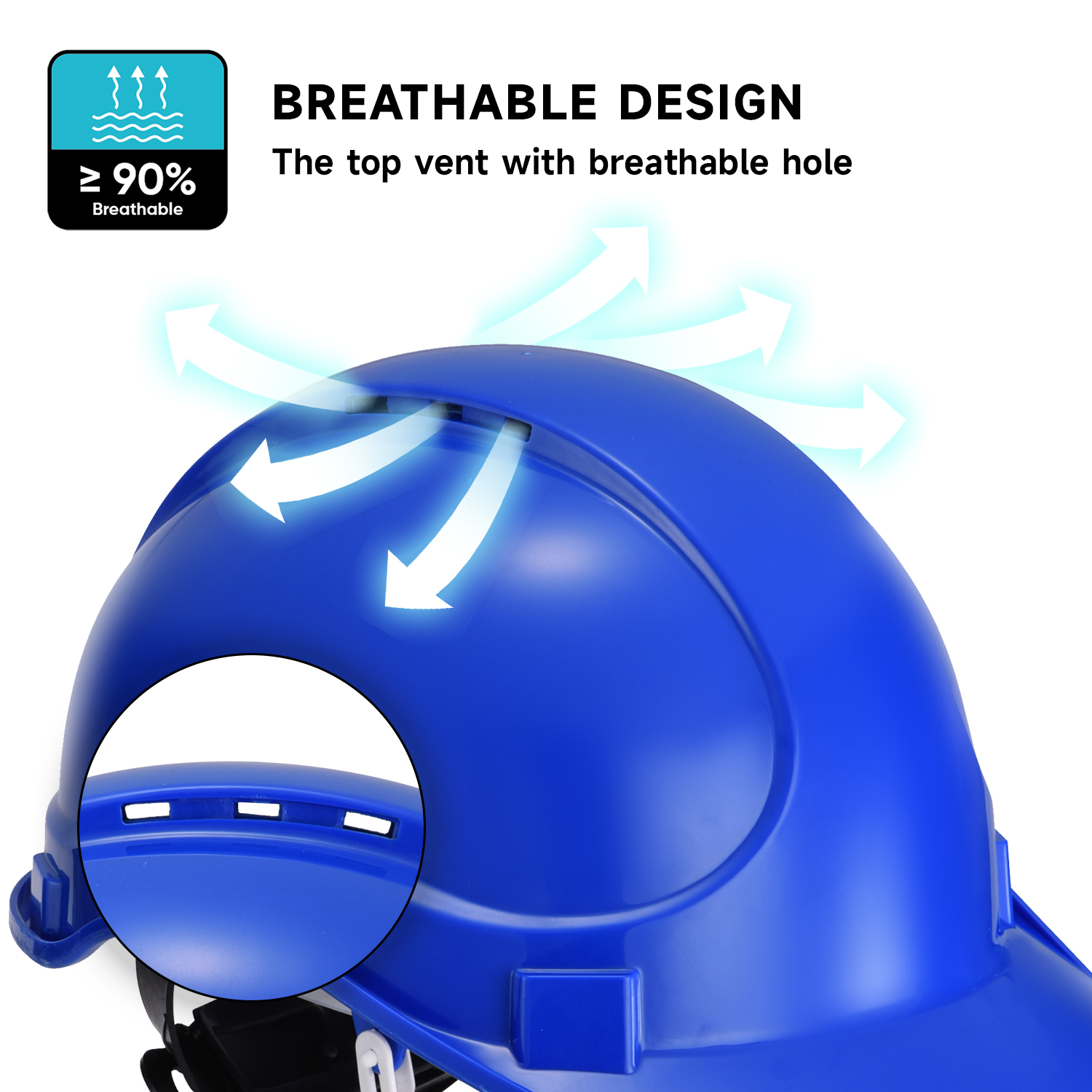 Casque de sécurité industrielle W-018 Bleu