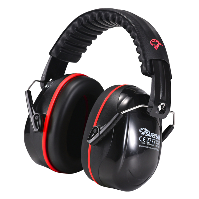 ABS Protection auditive Muffs Muffes Protective Muffs Ready Stock FM-1B Red