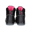 Bottes de travail en cuir de vache noir pour femmes avec embout en acier de sécurité M-8516 lisse