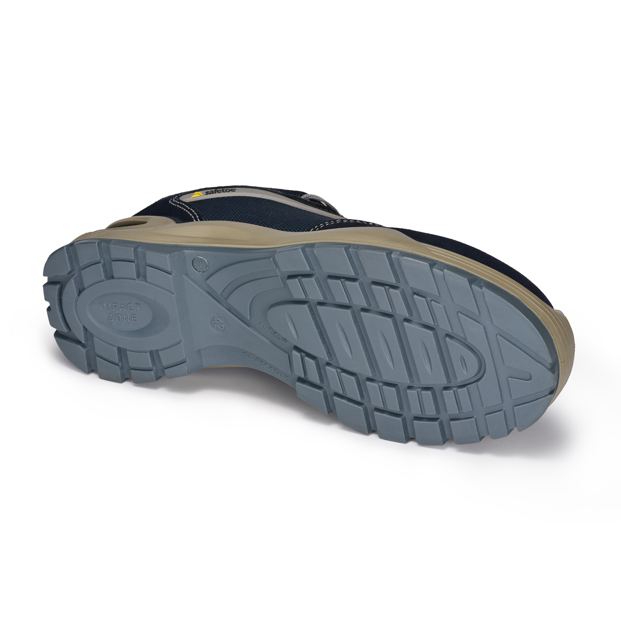 Entrepôt d'orteil en acier léger et chaussures de sécurité logistique L-7296 Bleu