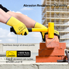 Gants de travail lourds en revêtement PU PN8003 Jaune