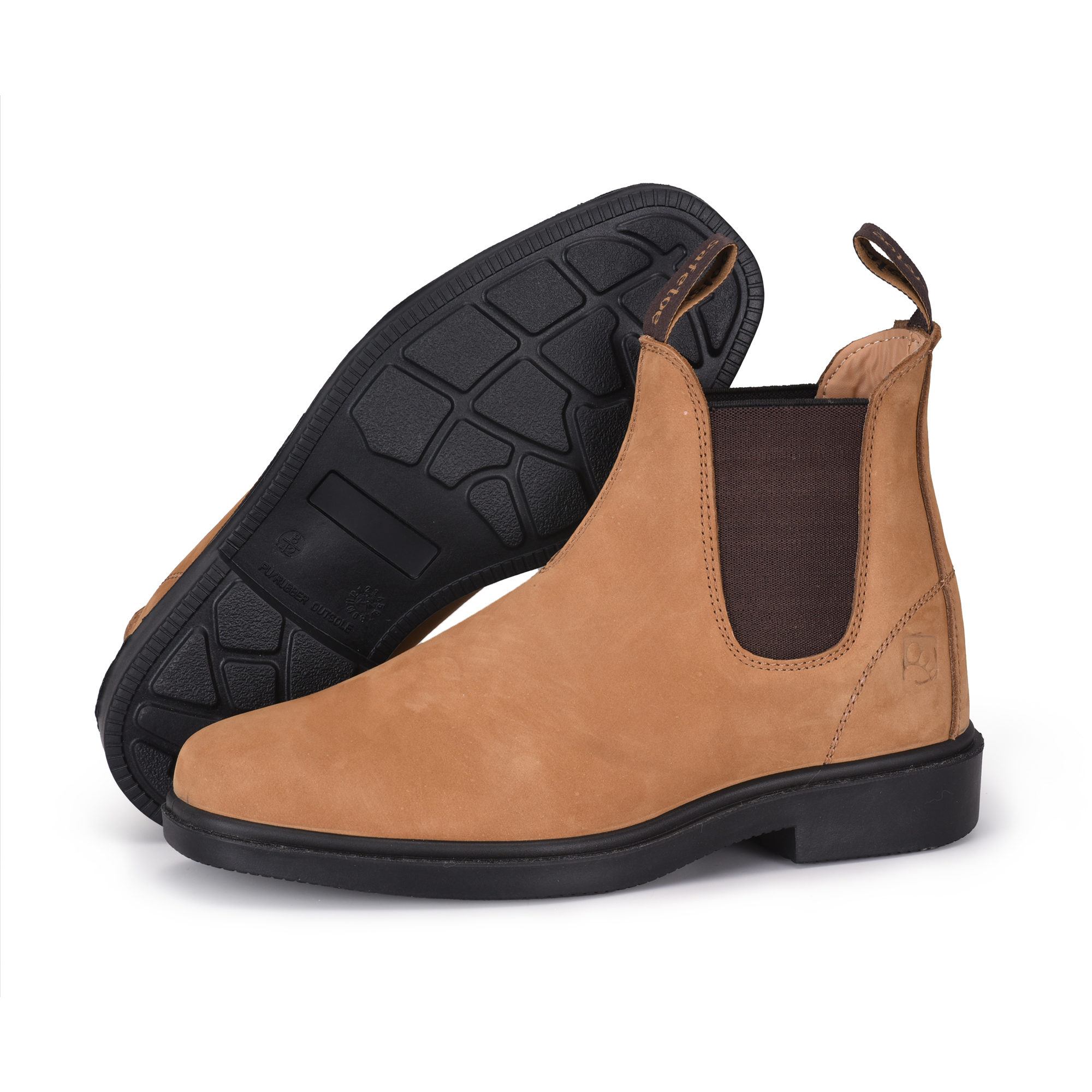 S3 Slip on Lameless Chelsea Boots Work Israel & Australia M-8316 Beige