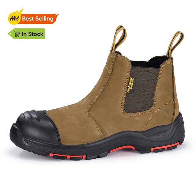 Bottes de travail de sécurité du triangle vert CSA pour hommes et femmes M-8025NB