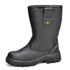  Bottes industrielles et de construction à orteils en acier pour les hommes travaillant H-9430 Black