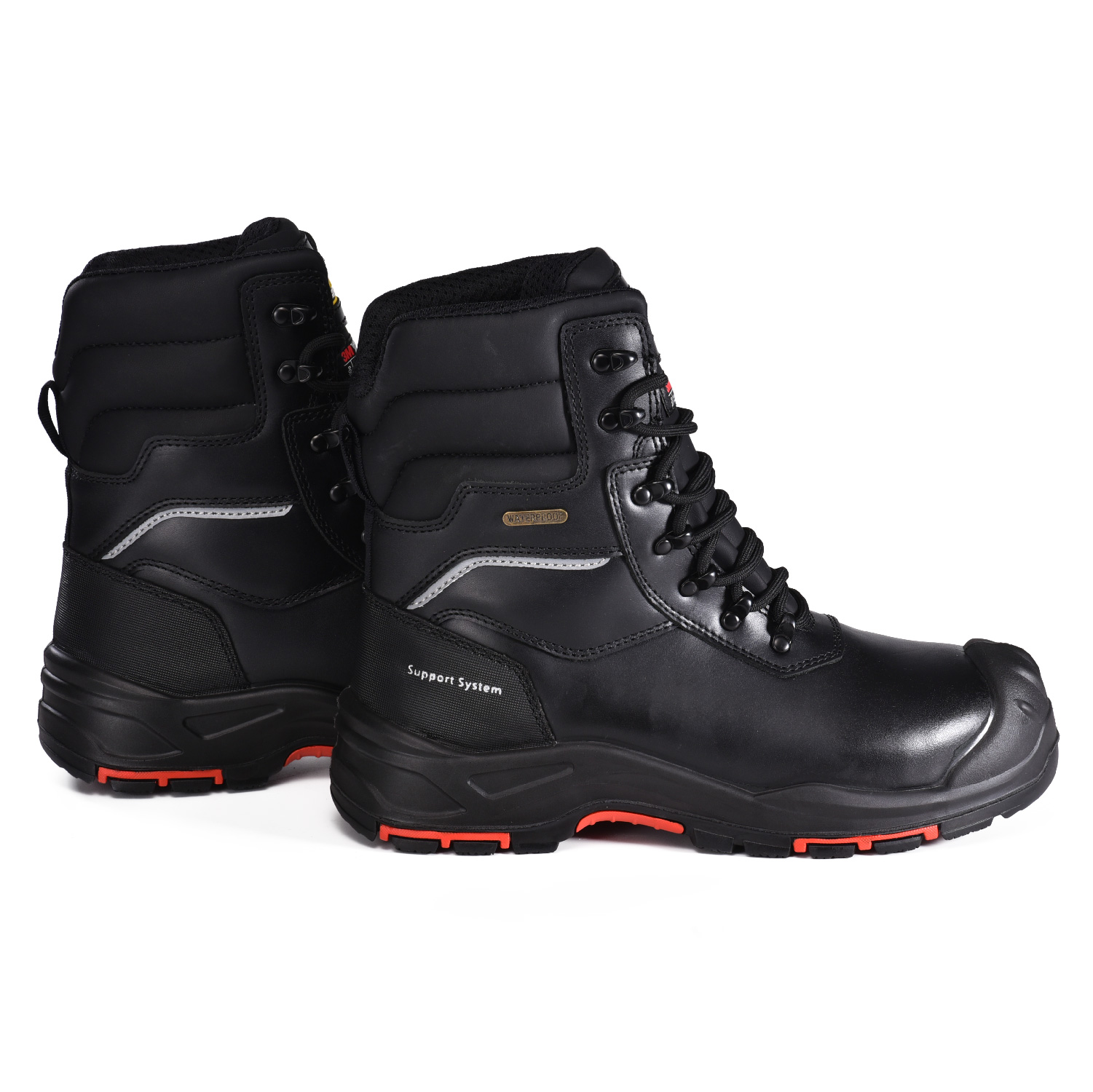 Bottes de sécurité industrielles standard S3 Bottes de sécurité résistantes à l'huile H-9552 Black