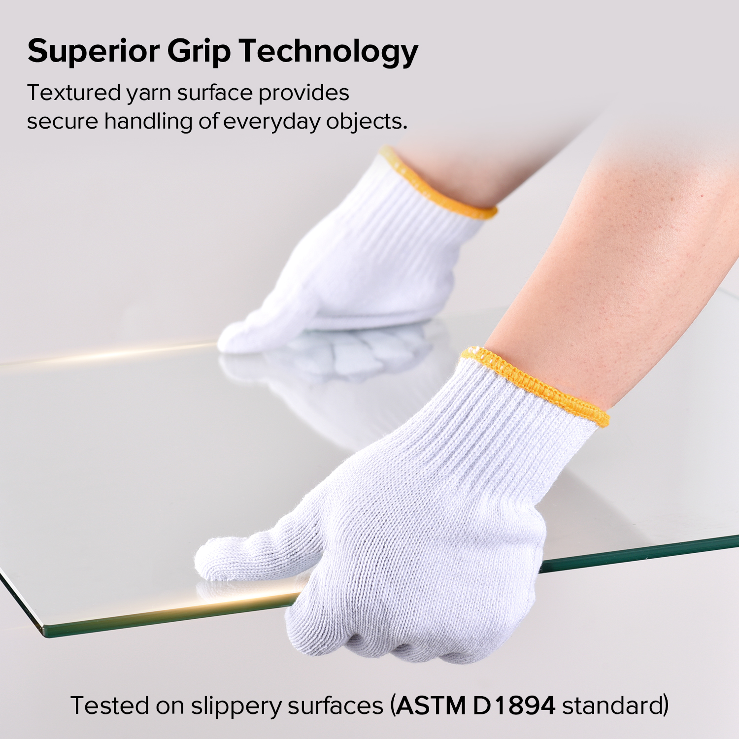 Gants de travail de sécurité en coton FL-7219