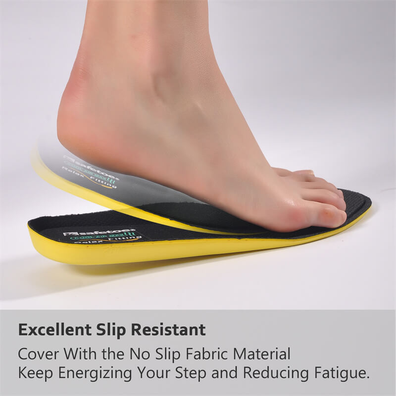 Semelles intérieures en mousse à mémoire de forme super confortables Safetoe Ready Stock