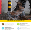 Bottes de sécurité chaudes pour hommes, bottes de travail résistantes à l'huile et imperméables H-9552