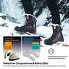 Bottes de travail d'hiver avec une fourrure d'agneau chaude H-9550
