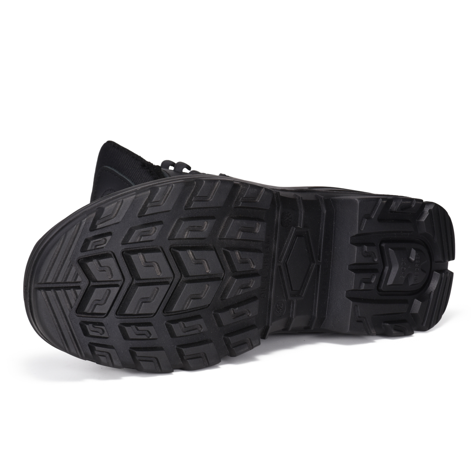 Conception zippe de haute qualité Boots de travail industriel Safey M-8578 Black