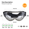Lunettes de sécurité antibuée OTG avec sangle réglable | ANSI Z87.1 et EN166