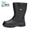 S3 PU Rubber Sole Asphalt Paving Safety Shoe Boot H-9430B