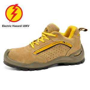 Chaussures de sécurité diélectriques isolantes anti-électriques pour hommes
