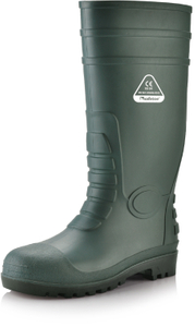 PVC Bottes de pluie de gomme W-6038 Green