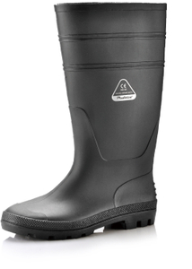 PVC Rain Gum Boots W-6036 Black
