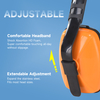 Muffs de l'oreille de protection auditive EM-5003 Orange