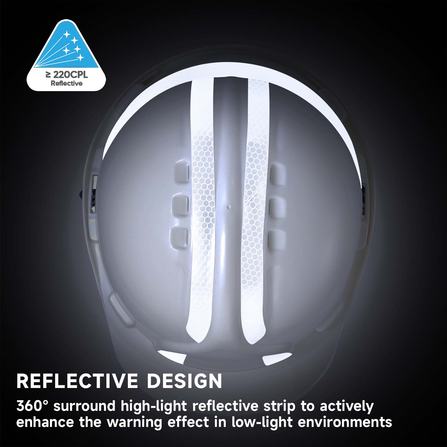 Casque de sécurité mineur W-036 blanc