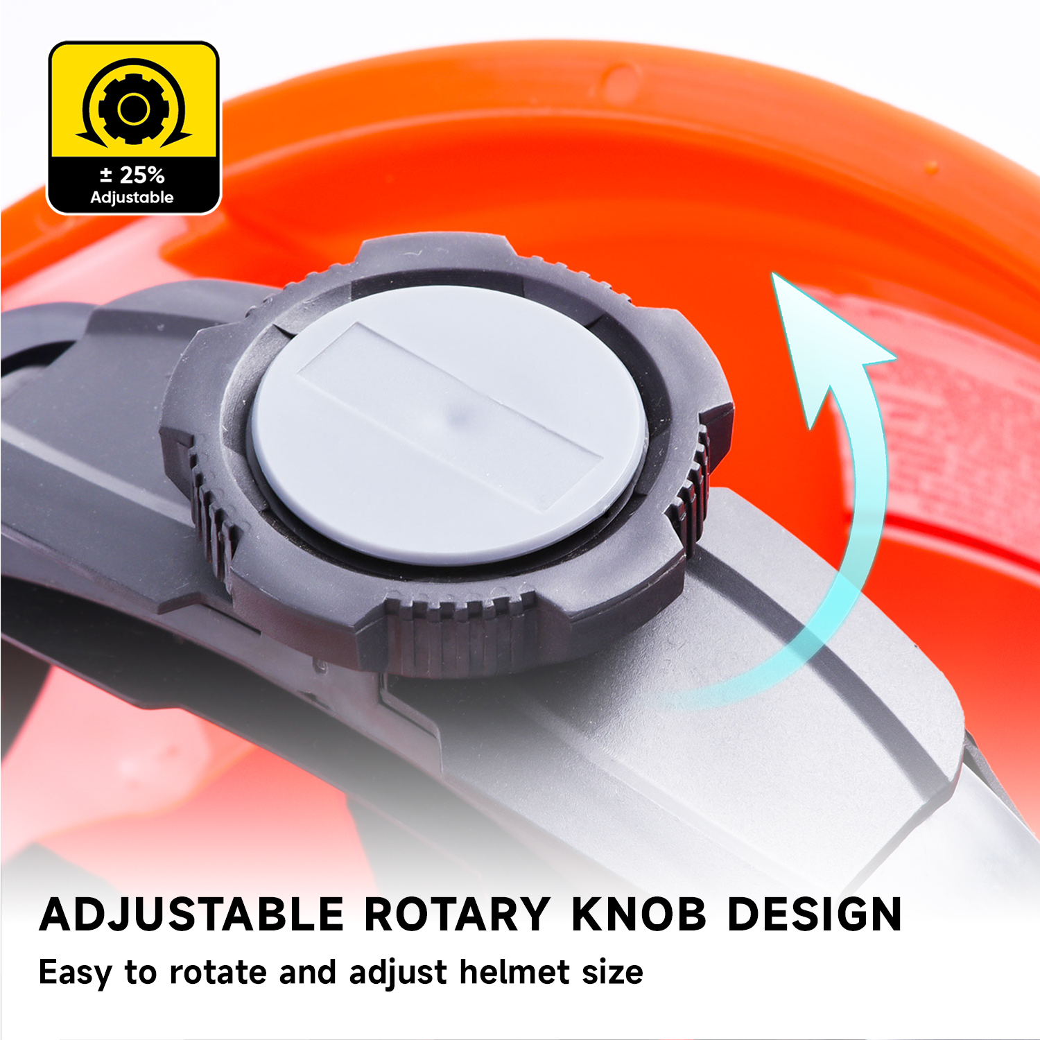 Casque de travail rotatif réglable W-018 Orange