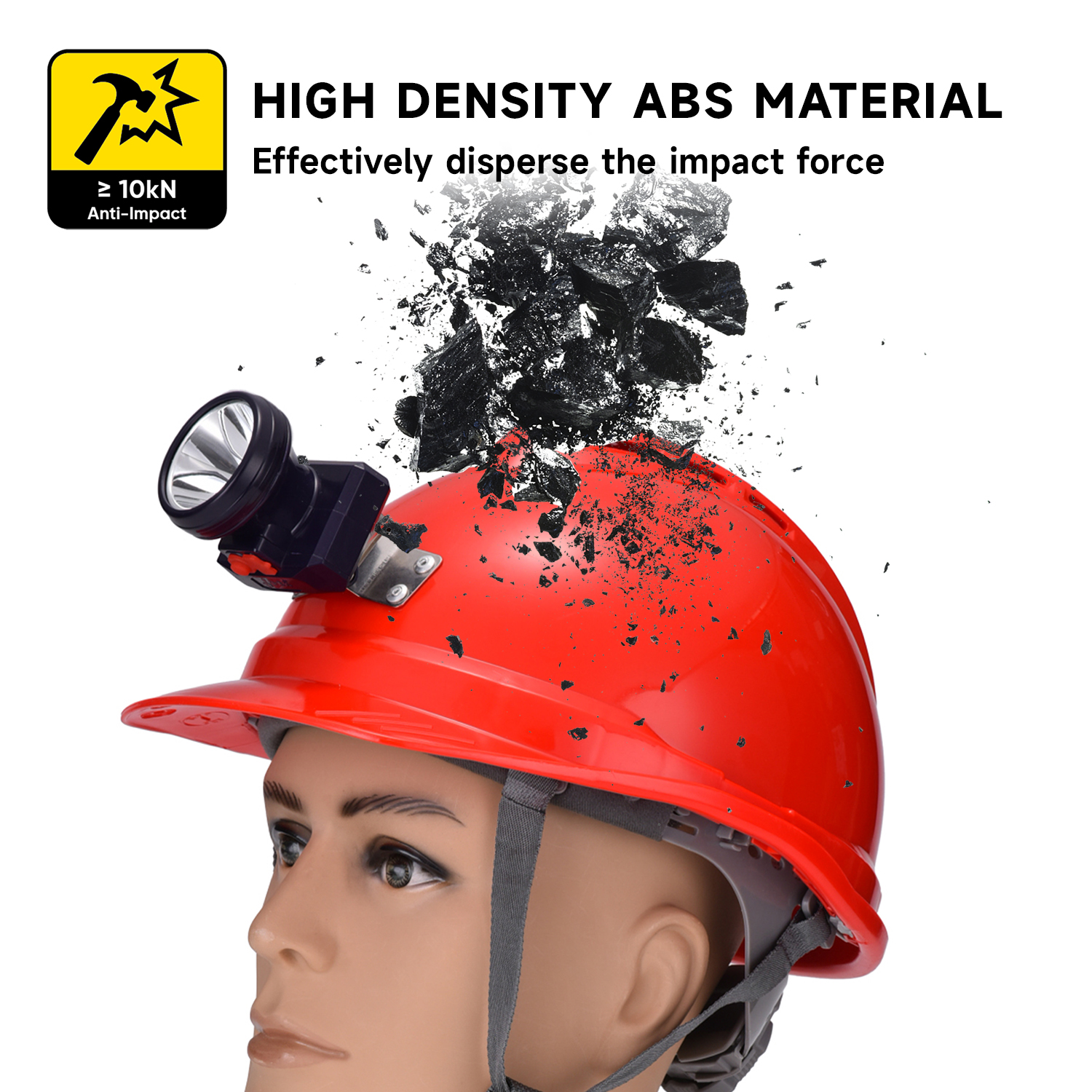 Casque de sécurité ABS CE Casques de sécurité approuvés W-002