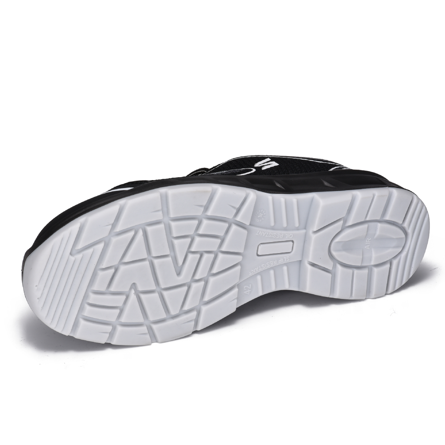 Chaussures de sécurité légères et respirantes en tissu tissé 3D L-7501 gris