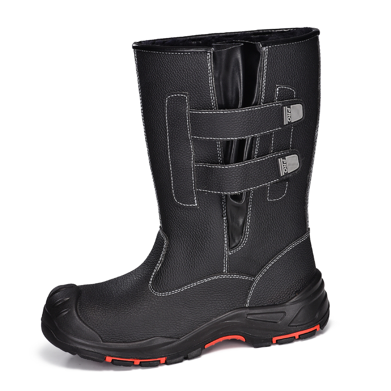Orteils de sécurité doublés de fourrure Bottes hautes hivernales H-9425 Hiver