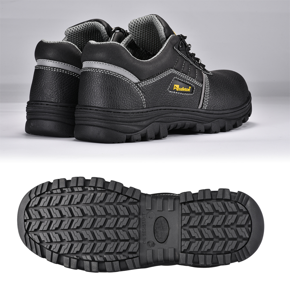 Industrie de la raffinerie d'huile Chaussures de sécurité en cuir de vache L-7163RB