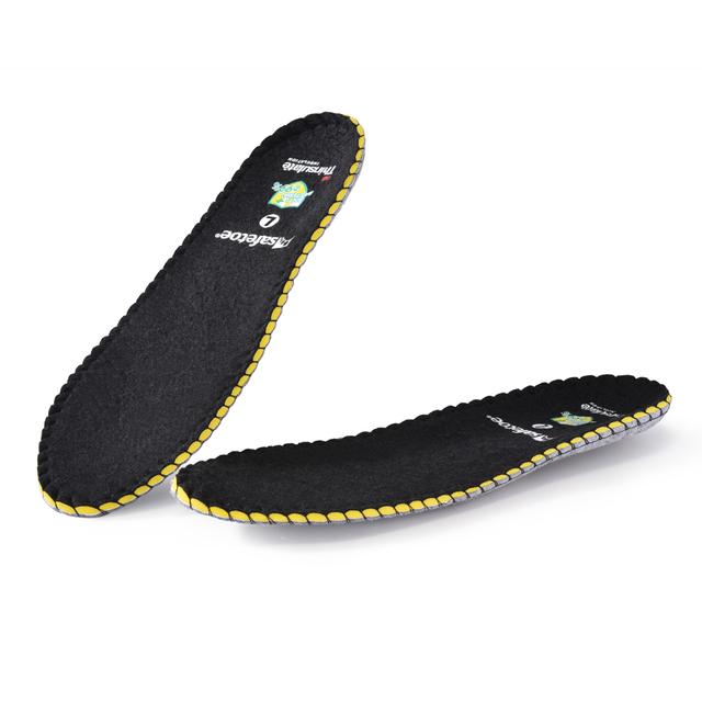 Semelles orthotiques antibactériennes hivernales chaudes pour les bottes de travail J-017