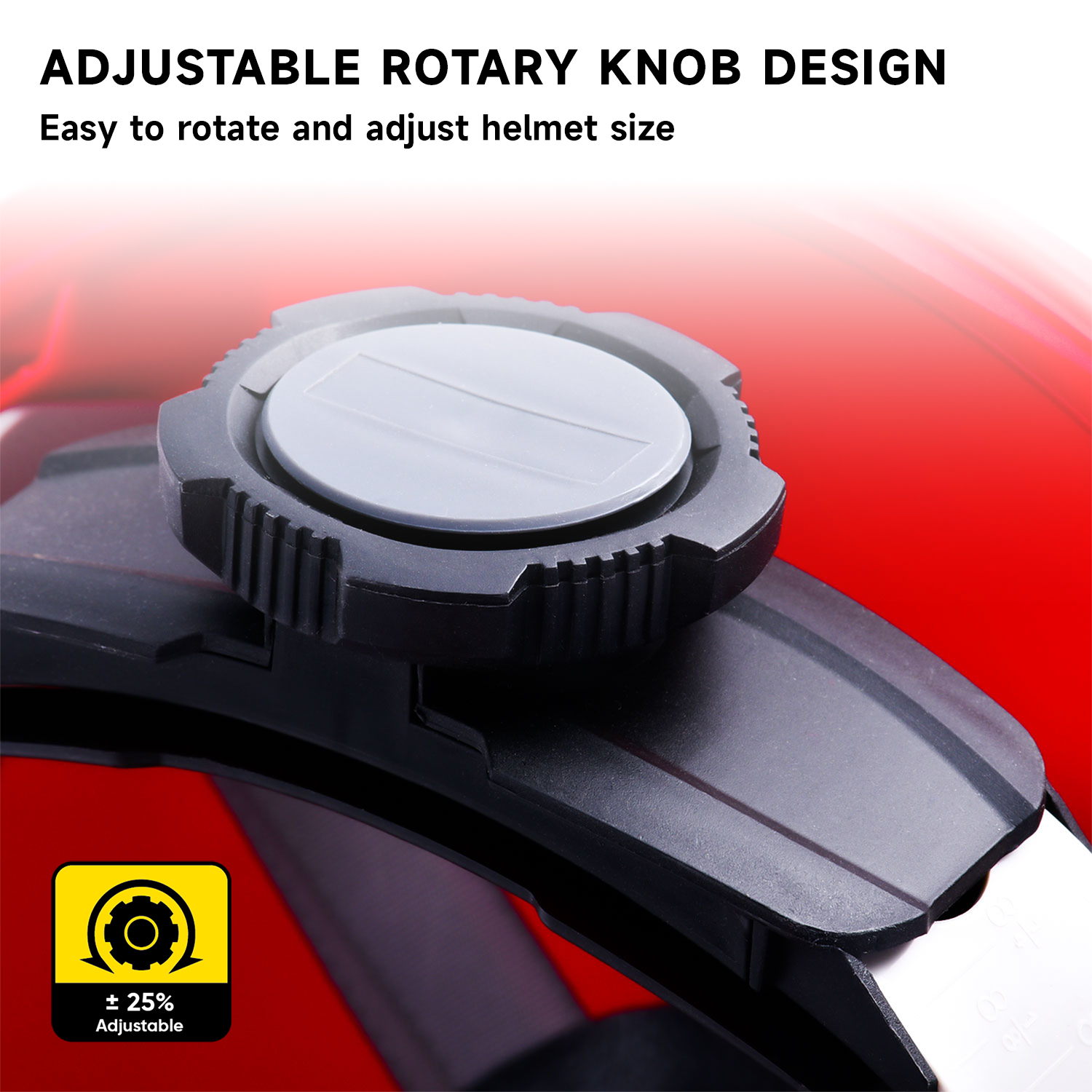 Casque de travail de construction rouge W-002 