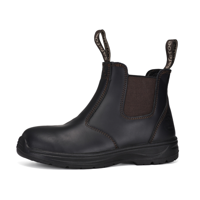 Chaussures de travail sans glissement pour femmes meilleures orteils composites traction sur les bottes de travail des femmes M-8025W