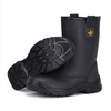 Bottes de sécurité des orteils en acier résistant à l'industrie du champ d'huile H-9430