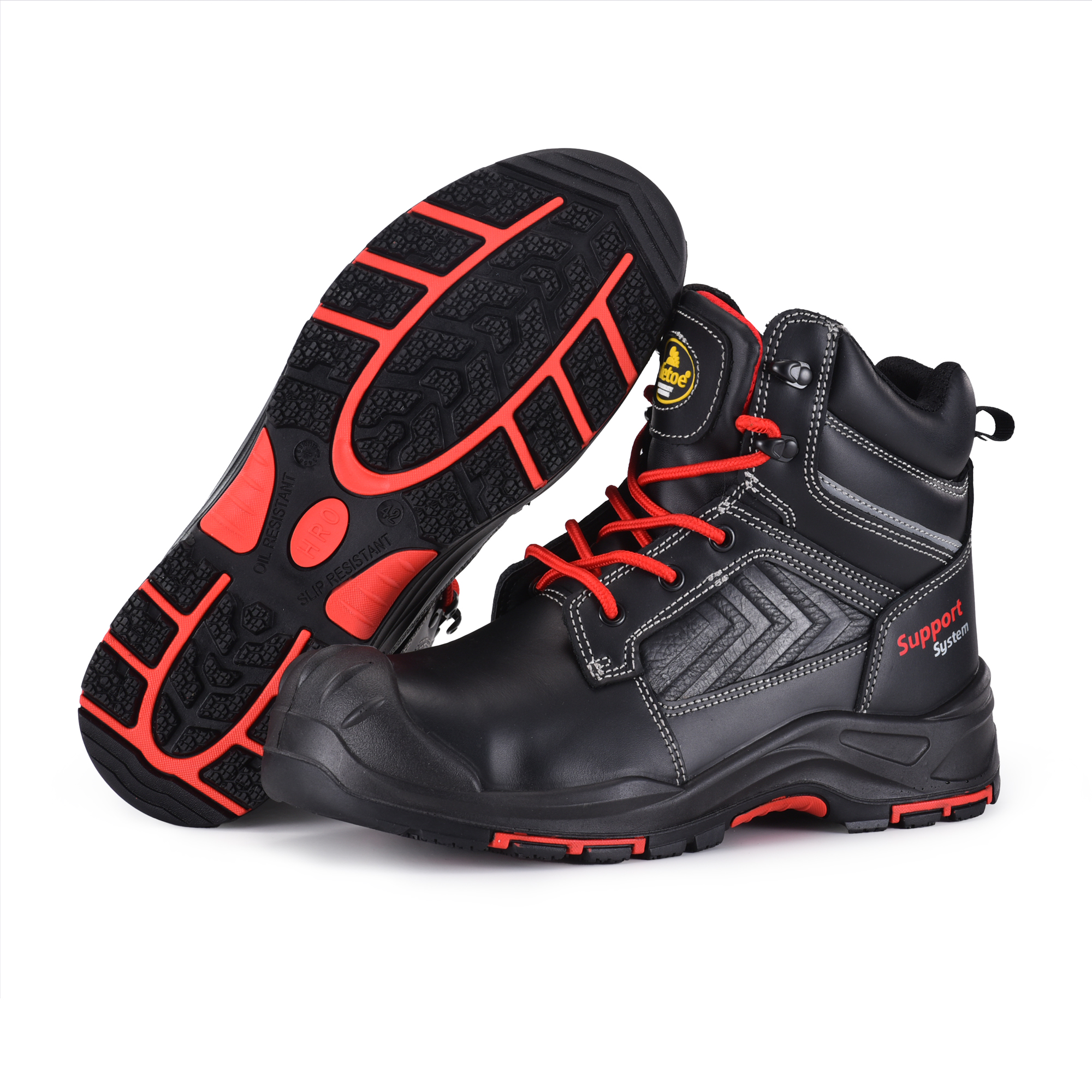 Chaussures de sécurité imperméables bottes de travail robustes Composite Toe M-8586