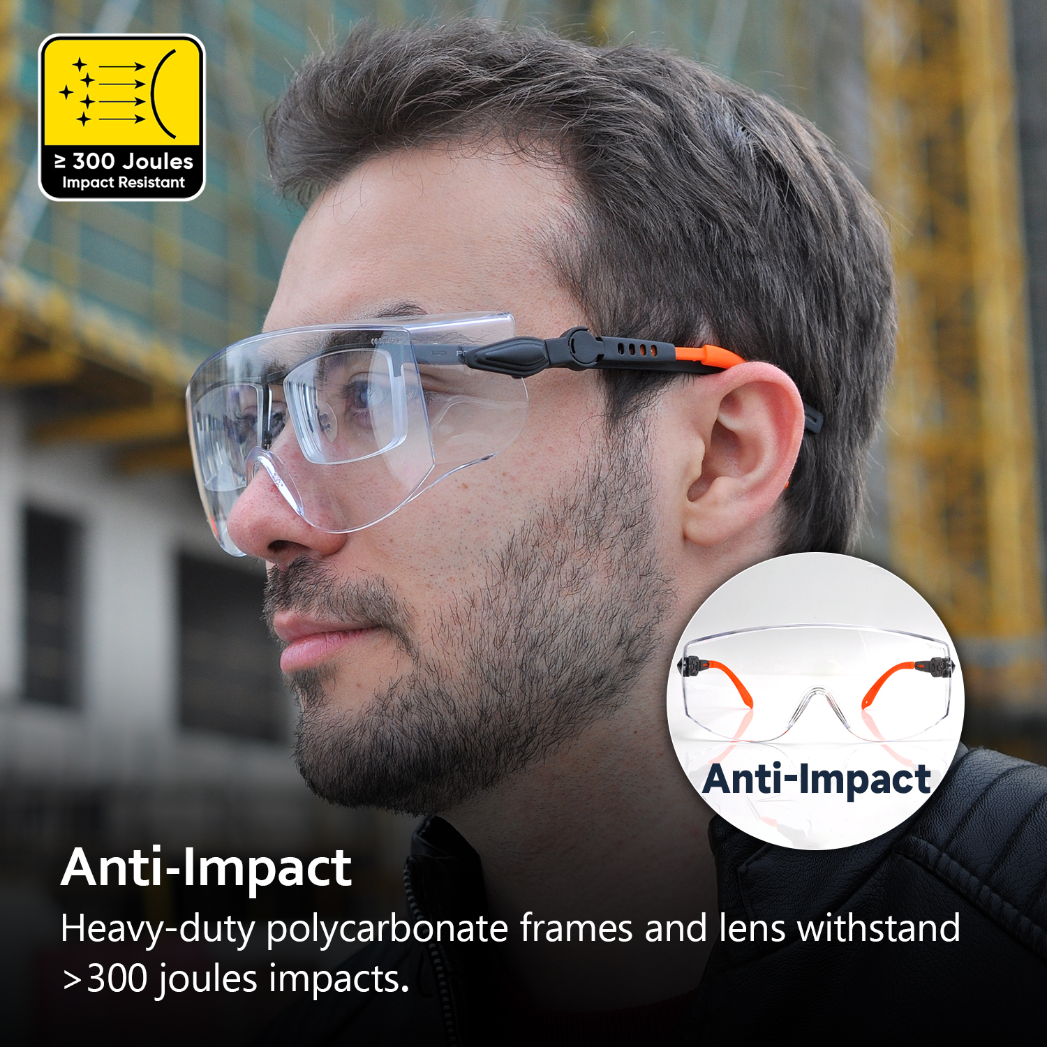 Sur les lunettes de sécurité des travailleurs SG009