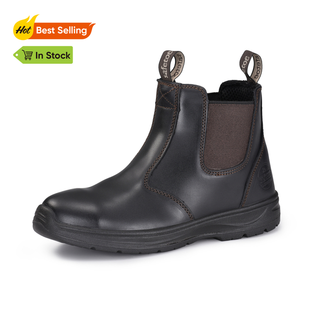 Chaussures de travail sans glissement pour femmes meilleures orteils composites traction sur les bottes de travail des femmes M-8025W