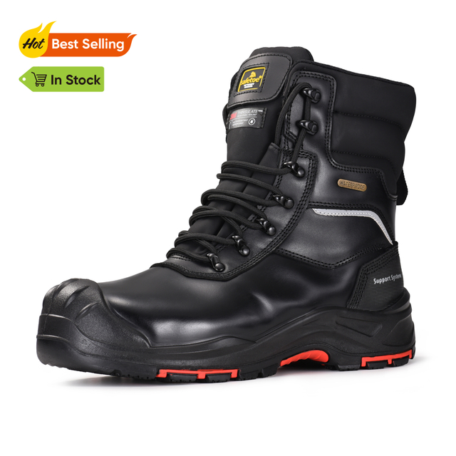 Bottes de travail résistant à l'huile Bottes de travail de membrane résistante à l'eau pour les travailleurs des hommes H-9552
